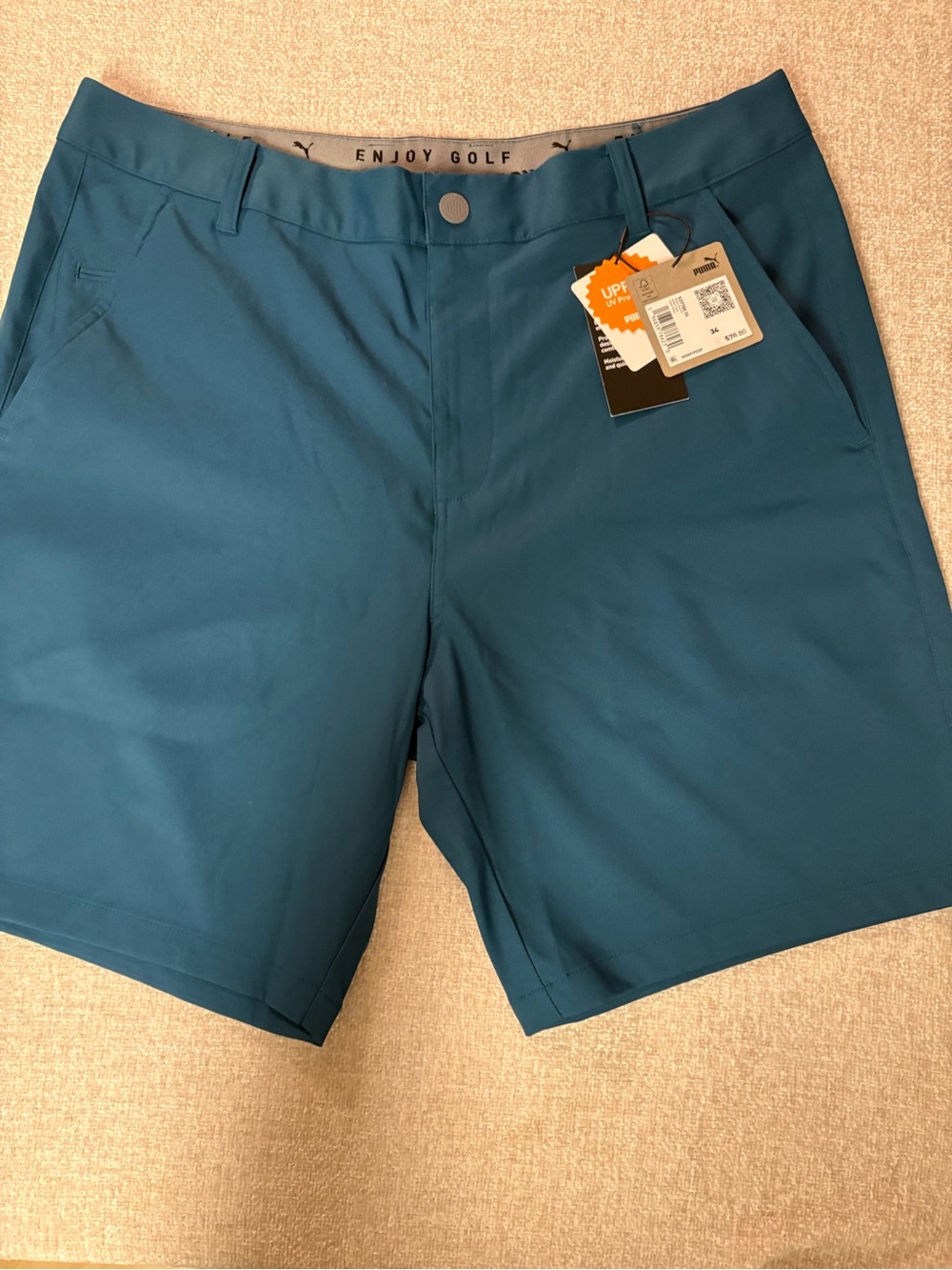 NWT Puma Dealer Enjoy Golf Men’s Performance Golf Shorts Size 34